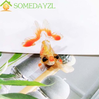 Somedayzl จี้รูปปลาทอง นําโชค สามมิติ สําหรับทําเครื่องประดับ DIY