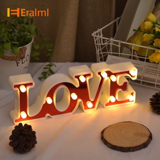 Eralml โคมไฟ Led รูปหัวใจ เซอร์ไพรส์ สําหรับตกแต่งงานแต่งงาน ปาร์ตี้วาเลนไทน์