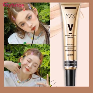 Yzs Moisturizing Liquid Concealer รองพื้นคอนซีลเลอร์เนื้อบางเบาสำหรับซ่อมแซมผิวหน้าให้กระจ่างใส ควบคุมความมัน และปกปิด [TOP]