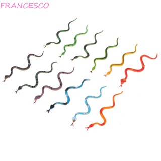 Francesco ของเล่นงูพลาสติก 10 ซม. 12 ชิ้น