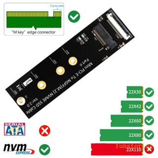 Fun อะแดปเตอร์เชื่อมต่อ M 2 NGFF NVME SSD เป็น Mini PCIe ความเร็ว