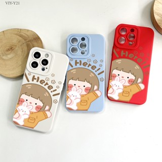 VIVO Y21 Y21S Y21T Y21A Y33S Y33T Y01 Y01A Y15S Y15A Y15C Y50 Y30 Y30i เคสวีโว่ สำหรับ The Girl เคส เคสโทรศัพท์