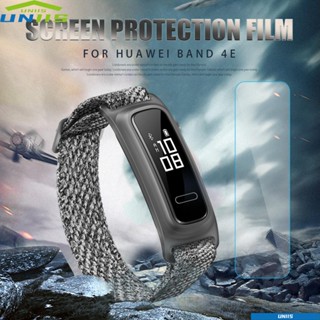 Uniis ฟิล์มกันรอยหน้าจอ TPU นิ่ม กันรอยนิ้วมือ สําหรับ Huawei Band 4E