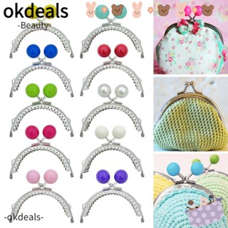 Okdeals กรอบเข็มกลัดโลหะ ขนาดเล็ก สีแคนดี้ สําหรับกระเป๋าถือ