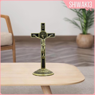 [Shiwaki3] ฟิกเกอร์ไม้กางเขน ST Crucifix Jesus on Cross ทนทาน สําหรับตกแต่งบ้าน ของขวัญทางศาสนา