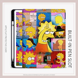 The Simpsons เคสไอแพด mini 1 2 3 4 5 6 air 4 5 เคส iPad gen 5 6 7 8 9 gen10 เคสไอแพด นอน 2021 2022 pro11 case pen slot