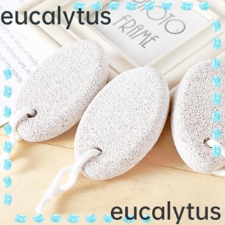 Eucalytus1 ตะไบขัดเท้า หินภูเขาไฟธรรมชาติ สําหรับห้องน้ํา 2 ชิ้น