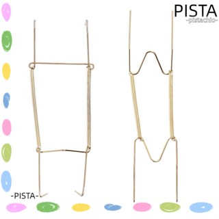 Pista ตะขอแขวนจาน ชนิด W สเตนเลส มองไม่เห็น สําหรับตกแต่งบ้าน