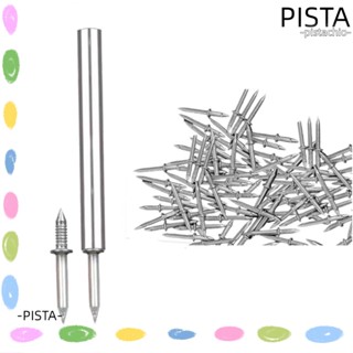 Pista ด้ายสองหัว แบบซ่อน ไม่มีรอยต่อ สําหรับตกแต่งเล็บ 100 ชิ้น