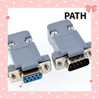 Path ปลั๊กเชื่อมต่อ DB9 D-sub พอร์ต 485 COM พร้อมซ็อกเก็ตแจ็ค 9 Pin ปลั๊ก COM RS232 ตัวผู้ ตัวเมีย ถอดออกได้