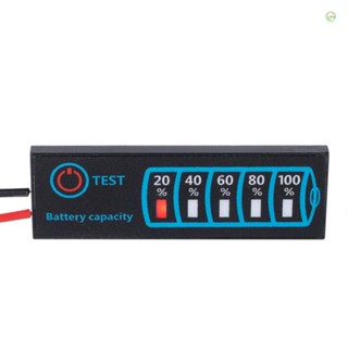 Tomobetter บอร์ดจอแสดงผล LED DC5-30V 12V24V แบตเตอรี่ลิเธียม LFP