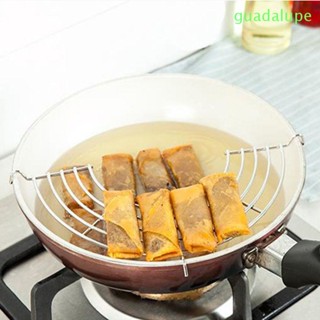 Guadalupe ถาดอบไอน้ํา ชาม ใช้ในบ้าน ครึ่งวงกลม ชั้นวางหม้อ ระบายน้ํา สเตนเลส