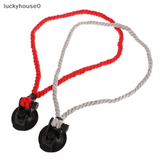 Luckyhouse0^^ เชือกแขวนหมวกคาวบอย พร้อมจุกสุญญากาศ แบบพกพา สําหรับติดกระจกหน้ารถยนต์