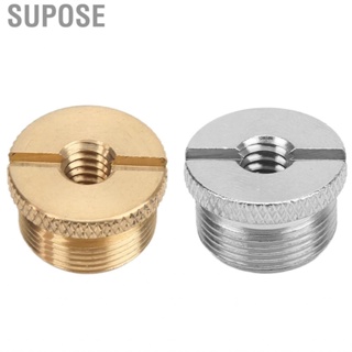 Supose 1/4 Female to 5/8 Male Screw Surface Anodizing  Mic Thread Adapter