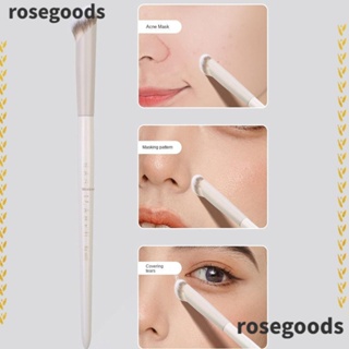 Rosegoods1 แปรงคอนซีลเลอร์ เครื่องมือความงาม แปรงแต่งหน้า ใยเทียม สะดวก ไร้รอยต่อ ปกปิดอายแชโดว์ เครื่องมือความงามผู้หญิง