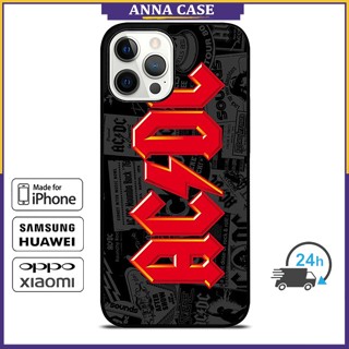 เคสโทรศัพท์มือถือ ลาย ACDCS 3 สําหรับ iPhone 15 Pro Max 13 Pro Max Samsung Galaxy Note10+ S21Ultra