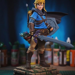 9.9 เหนื่อยมากZelda Legend โมเดลเรซิ่นจิ๋ว GK สีขาว 3d สเกล 1/35 24 18 T5OQ