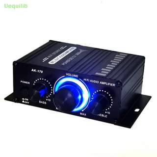 Uequilib AK-170 200W+200W เครื่องขยายเสียงสเตอริโอ HiFi ซับวูฟเฟอร์ เพาเวอร์แอมป์ สําหรับบ้าน รถยนต์