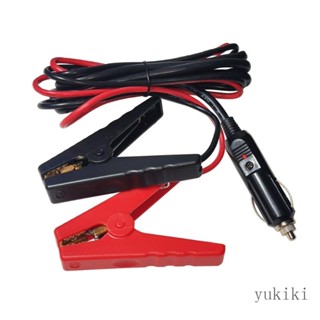 Kiki สายต่อขยายรถยนต์ 12V 24V ปลั๊กตัวผู้ เป็นคลิปชาร์จแบตเตอรี่