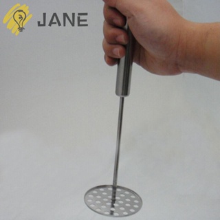 Jane เครื่องบดมันฝรั่ง ถั่ว สเตนเลส ขนาดเล็ก สีเงิน สําหรับเด็ก