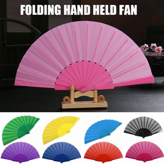 New Spanish Style Plastic Folding Handheld Fan Portable Dances Fan Party Wedding