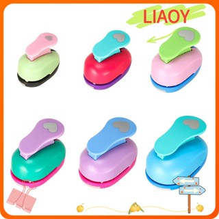 Liaoy เครื่องเจาะรู รูปหัวใจ ขนาด 9-75 มม. สําหรับตกแต่งสมุดภาพ