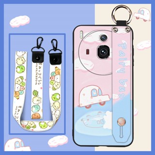 Silicone Durable Phone Case For ZTE-Nubia Z50S Pro Wrist Strap Wristband Fashion Design protective Cartoon Phone Holder