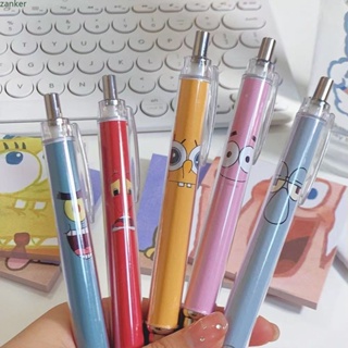 【ในการจัดส่ง】 Spongebob 0.5 มม. ปากกาเจลพิมพ์การ์ตูนปลาดาวปากกาเจลปากกาลายเซ็นปากกาโรงเรียนอุปกรณ์การเขียนของขวัญ