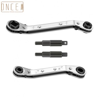 【ONCEMOREAGAIN】3/8 To 1/4, 5/16 X 1/4 Refrigeration Hvac Service Wrench Set With Hex Bit