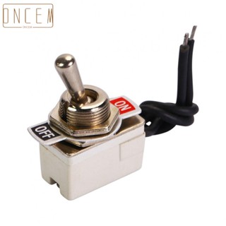 【ONCEMOREAGAIN】SPST 10A 12VDC Toggle Switch with Wire Durable Prewired Switch 1PCS OnOff Switch