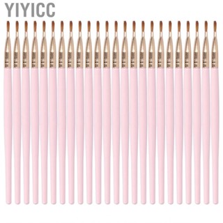 Yiyicc 24pcs Lip Makeup Brush Cosmetic Portable Soft Hair