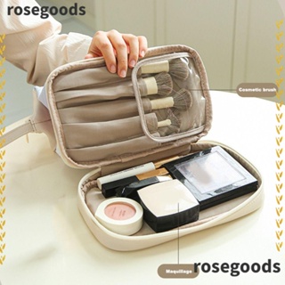 Rosegoods1 กระเป๋าเครื่องสําอาง กันน้ํา ความจุขนาดใหญ่