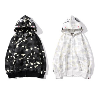 Bape Glow Spot Camo เสื้อกันหนาว มีฮู้ด โอเวอร์ไซซ์