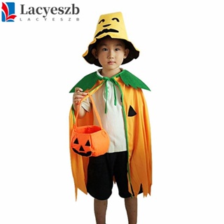 Lacyeszb เสื้อคลุม ชุดแฟนซี ฮาโลวีน ปาร์ตี้ เท่ เครื่องแต่งกายกลางแจ้ง หมวก ตกแต่งฮาโลวีน