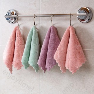 🚚Ready Stock🚚 Super Absorbent Microfiber Dishwashing Kitchen Dish Cloth Cleaning Household Soft Practical Tools Towel