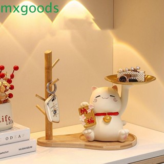 Mxgoods ที่เก็บกุญแจ อเนกประสงค์ รูปแมวนําโชค หรูหรา ใช้ง่าย สําหรับตกแต่งบ้าน ของขวัญพิธีขึ้นบ้านใหม่