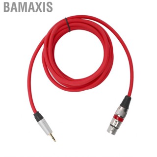 Bamaxis 3.5mm Male To XLR Female Cord Cable Portable