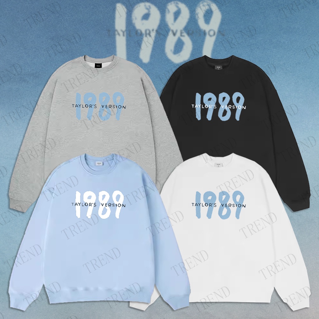 Taylor Swift 1989 (Taylor's Version) เสื้อกันหนาว คอกลม แขนยาว พิมพ์ลายตัวอักษร ทรงหลวม สไตล์เกาหลี มินิมอล แฟชั่นสําหรับผู้ชาย และผู้หญิง