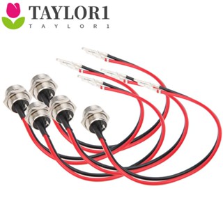 Taylor1 พอร์ตชาร์จแบตเตอรี่ 24V 36V 3 Pin ทนทาน สําหรับรถจักรยาน