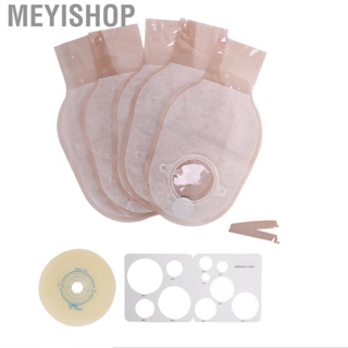 Meyishop 5pcs Colostomy Bags One‑Piece Ostomy Bag For Ileostomy Stoma Care