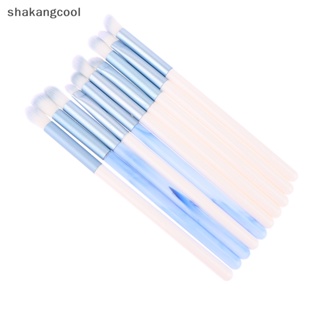 Shakangcool ชุดแปรงแต่งหน้า ขนปุยนุ่ม สีฟ้า หรือสีขาว สําหรับลงรองพื้น อายแชโดว์ คอนซีลเลอร์ 12 ชิ้น SGL