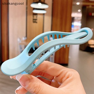 Shakangcool กิ๊บติดผมพลาสติก ไร้รอยต่อ ขนาดใหญ่ สีแคนดี้ สําหรับผู้หญิง SGL