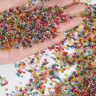 500/1000pcs/Lot 2/3mm Mix Color Crystal Czech Glass Seed Beads Small Round Loose Bead For DIY Jewelry Making Earrings Bracelet Clearance sale