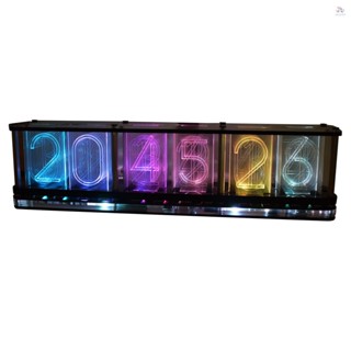 Nancy1314 DS3231 ชุดนาฬิกาปลุกดิจิทัล LED 6 หลัก หน้าจอแสดงผลแบบหนา อิเล็กทรอนิกส์ กึ่งสําเร็จรูป พร้อมโมดูลแสดงสเปกตรัมเพลง อเนกประสงค์ DIY