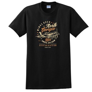 เสื้อยืด พิมพ์ลายเครื่องบิน Wings Over North Georgia              