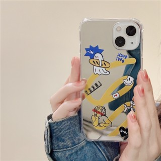 Bella _ เคสป้องกันโทรศัพท์มือถือ TPU แบบนิ่ม ลายการ์ตูนผี กันกระแทก สําหรับ iphone XR XS 11 12 13 14 15 pro max mini S PLUS