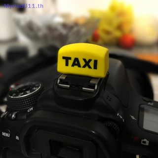 Myriadu TAXI ฝาครอบป้องกันแฟลชกล้อง SLR กันฝุ่น ลายการ์ตูนน่ารัก