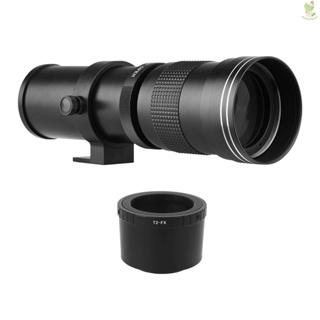 เลนส์ซูมกล้อง MF Super Telephoto F/8.3-16 420-800 มม. T2 พร้อมแหวนอะแดปเตอร์เมาท์ FX-mount 1/4 Threa Came-8.9