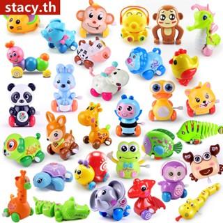 【พร้อมส่ง】 Cartoon Wind Up Running Car Toys ของเล่นเด็กแรกเกิด (สุ่มสี)