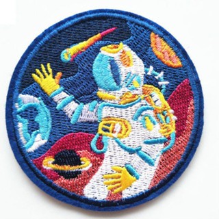 DIY Outer Space Patch Embroidered Applique Badge Clearance sale